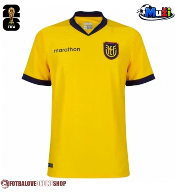 Ekvádor Domácí Dres MS 2026 Krátkým Rukávem